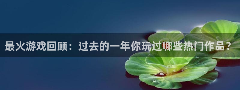 沐鸣注册：最火游戏回顾：过去的一年你玩过哪些热门作品？